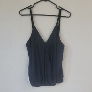 INC International Concepts Black Fitted Sleeveless Camisole